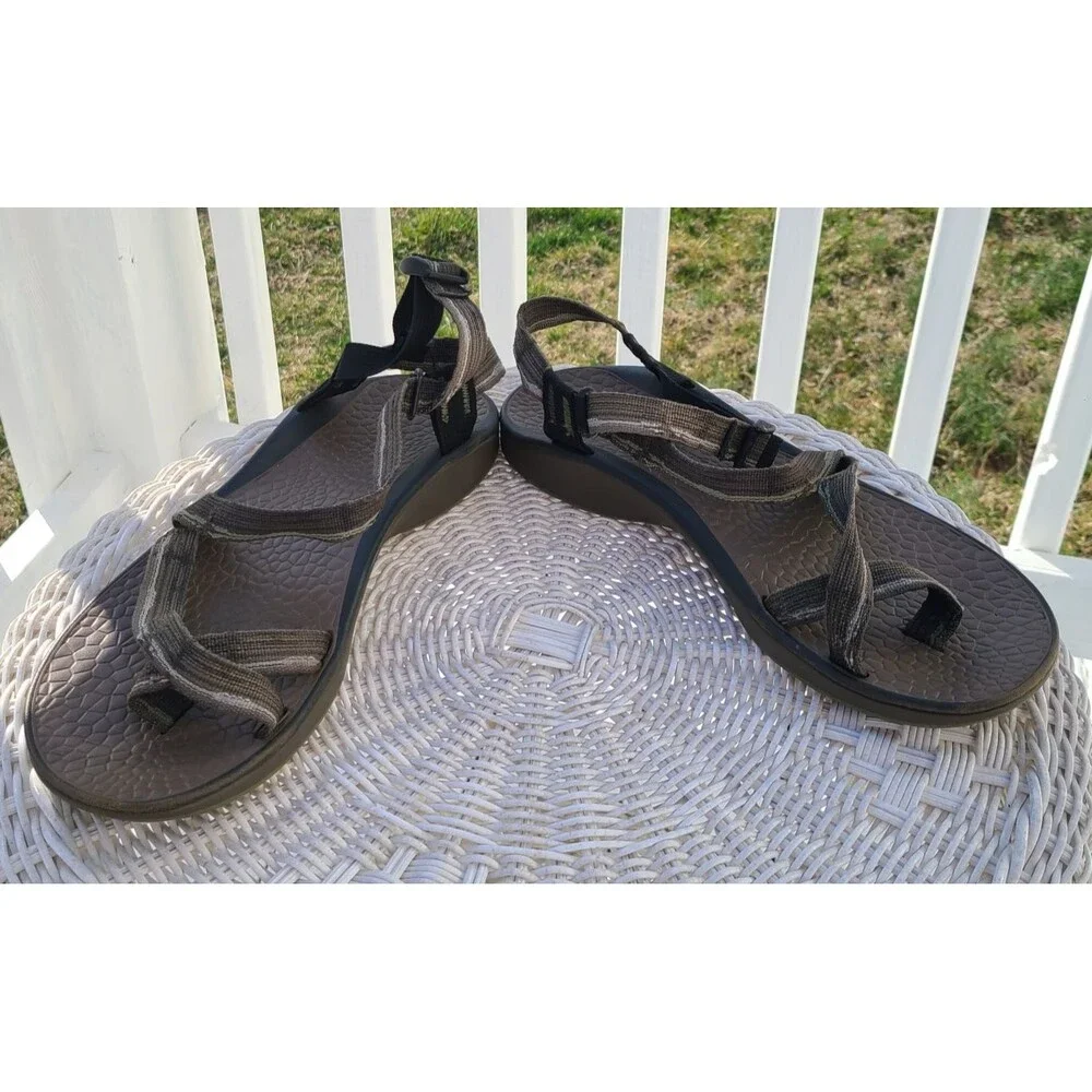 Chaco Men’s Sandals Olive Green Z/2 Classic Adjustable Strap Hiking Kayak M 14